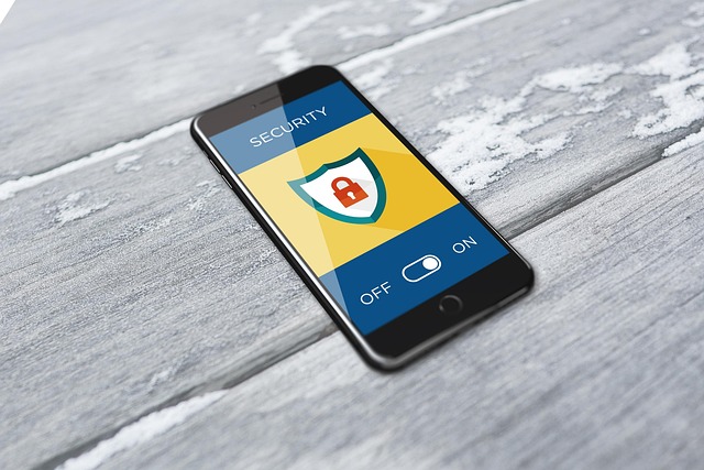 A smartphone with a security lock on the screen